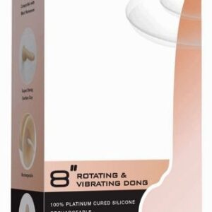 NAKED ADDICTION VIBRATOR 8" ROTATING/VIBRATION