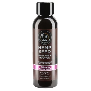Earthly Body Hemp Seed Massage & Body Oil - 60ml/2oz