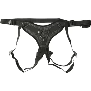 Sportsheets Sincerely - Lace Strap-On - Black