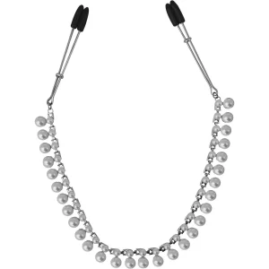 Sportsheets Sincerely - Pearl Chain Tweezer Nipple Clips