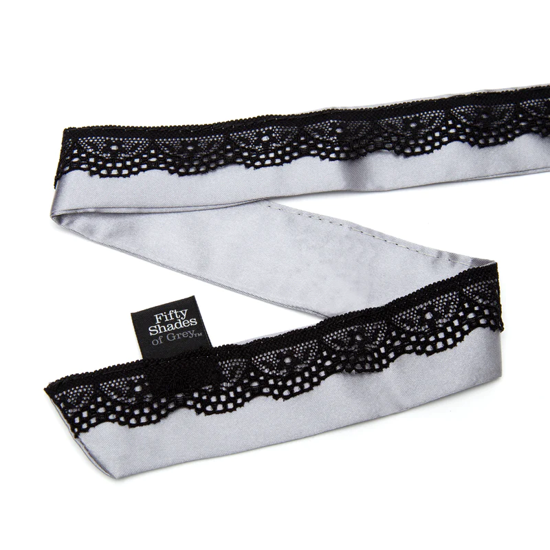 Fifty Shades of Grey® Play Nice Satin & Lace Collar & Nipple Clamps - Image 4